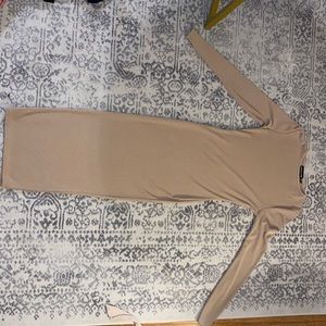 Beige Tight Dress